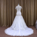 Attractive Style Boat Neckline Wedding Dress